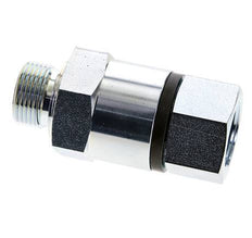 G 3/4'' F/M Junta giratoria de acero galvanizado 400 Bar - Hidráulica - Alta presión