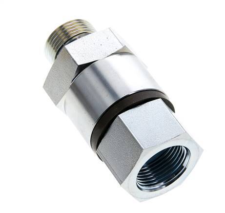 G 3/4'' F/M Junta giratoria de acero galvanizado 400 Bar - Hidráulica - Alta presión