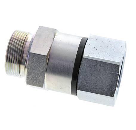 G 1 1/2'' F/M Junta giratoria de acero galvanizado 315 Barra - Hidráulica - Alta presión