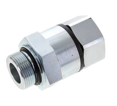 G 1 1/4'' F/M Junta giratoria de acero galvanizado 400 Bar - Hidráulica - Alta presión