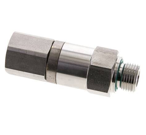 G 1/2'' F/M Junta giratoria de acero inoxidable 250 Bar - Hidráulica - Alta presión