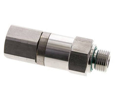 G 1/2'' F/M Junta giratoria de acero inoxidable 250 Bar - Hidráulica - Alta presión