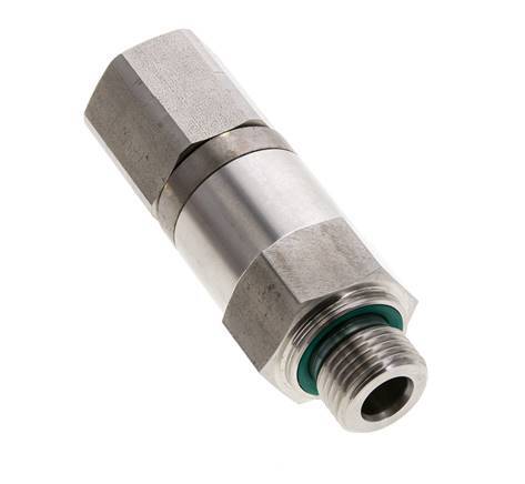 G 1/2'' F/M Junta giratoria de acero inoxidable 250 Bar - Hidráulica - Alta presión