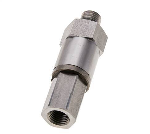 G 1/4'' F/M Junta giratoria de acero inoxidable 250 Bar - Hidráulica - Alta presión