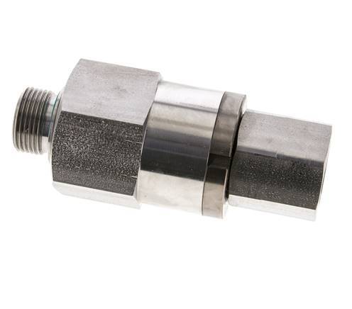 G 3/4'' F/M Junta giratoria de acero inoxidable 250 Bar - Hidráulica - Alta presión