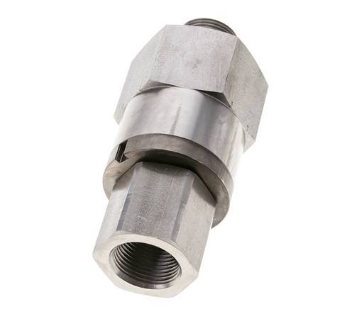 G 3/4'' F/M Junta giratoria de acero inoxidable 250 Bar - Hidráulica - Alta presión