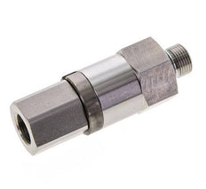 G 3/8'' F/M Junta giratoria de acero inoxidable 250 Bar - Hidráulica - Alta presión