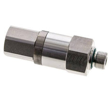 G 3/8'' F/M Junta giratoria de acero inoxidable 250 Bar - Hidráulica - Alta presión