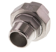 1'' NPT x 1'' NPT F/M Acero inoxidable de 3 piezas con cierre cónico 16 Bar