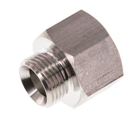 G 1/2'' x G 3/8'' F/M Anillo reductor de acero inoxidable 40 Bar