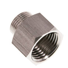 G 1/2'' x G 3/8'' F/M Anillo reductor de acero inoxidable 40 Bar