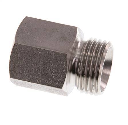 G 1/2'' F/M Extensión de acero inoxidable 40 Bar - 22 mm