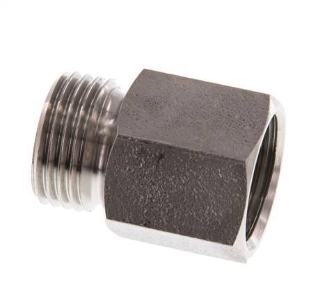 G 1/2'' F/M Extensión de acero inoxidable 40 Bar - 22 mm