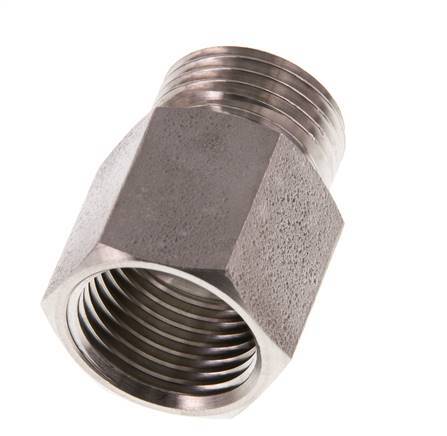 G 1/2'' F/M Extensión de acero inoxidable 40 Bar - 22 mm