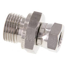 G 1/4'' x G 1/2'' F/M Adaptador reductor de acero inoxidable 350 Bar - Hidráulico