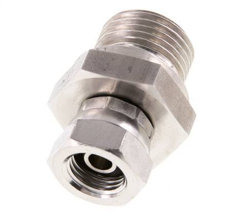 G 1/4'' x G 1/2'' F/M Adaptador reductor de acero inoxidable 350 Bar - Hidráulico