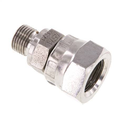 G 1/4'' x G 1/8'' F/M Adaptador reductor de acero inoxidable 400 Bar - Hidráulico