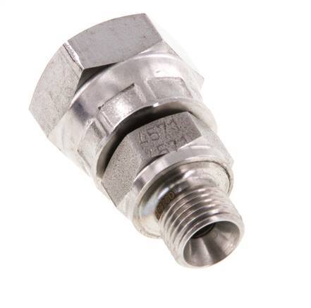 G 1/4'' x G 1/8'' F/M Adaptador reductor de acero inoxidable 400 Bar - Hidráulico