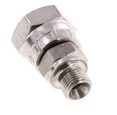G 1/4'' x G 1/8'' F/M Adaptador reductor de acero inoxidable 400 Bar - Hidráulico