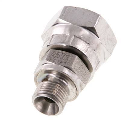 G 1/4'' x G 1/8'' F/M Adaptador reductor de acero inoxidable 400 Bar - Hidráulico