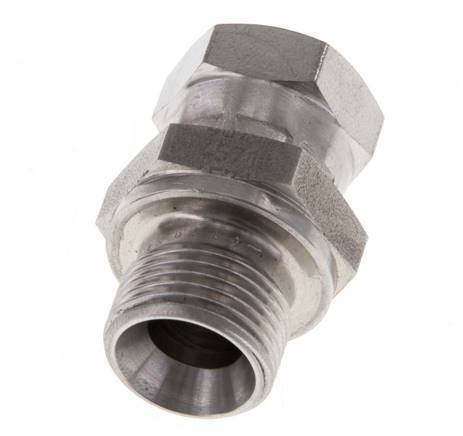 G 1/4'' x G 3/8'' F/M Adaptador reductor de acero inoxidable 325 Bar - Hidráulico