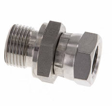 G 1/4'' x G 3/8'' F/M Adaptador reductor de acero inoxidable 325 Bar - Hidráulico