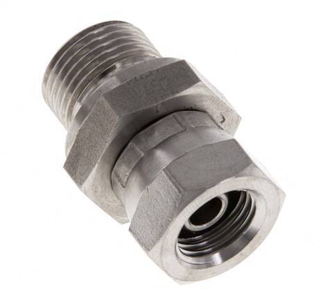 G 1/4'' x G 3/8'' F/M Adaptador reductor de acero inoxidable 325 Bar - Hidráulico