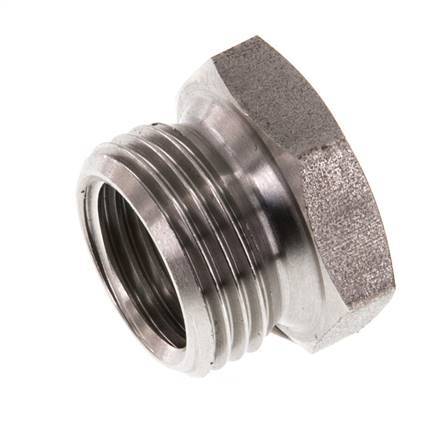 G 1/4'' x G 3/8'' F/M Anillo reductor de acero inoxidable 40 Bar