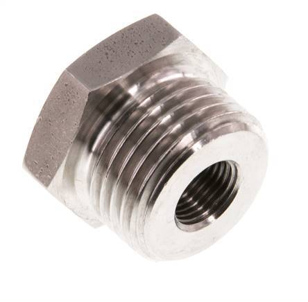 G 1/8'' x G 1/2'' F/M Anillo reductor de acero inoxidable 40 Bar