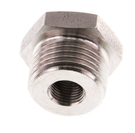 G 1/8'' x G 1/2'' F/M Anillo reductor de acero inoxidable 40 Bar