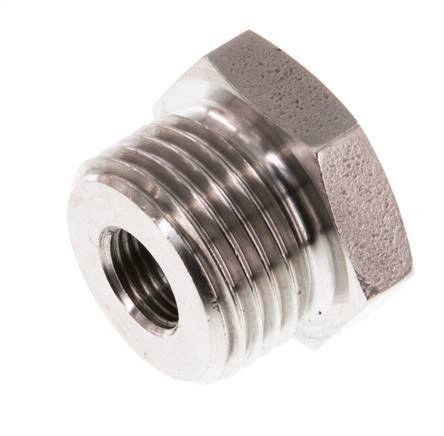 G 1/8'' x G 1/2'' F/M Anillo reductor de acero inoxidable 40 Bar