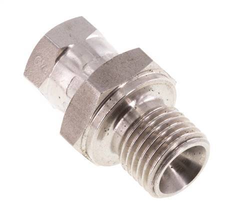 G 1/8'' x G 1/4'' F/M Adaptador reductor de acero inoxidable 350 Bar - Hidráulico