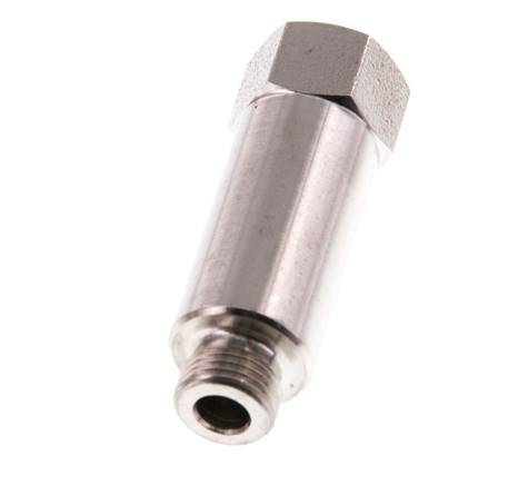 G 1/8'' F/M Acero inoxidable Extensión 40 Bar - 36 mm