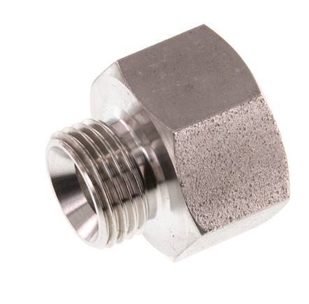 G 3/4'' x G 1/2'' F/M Anillo reductor de acero inoxidable 40 Bar