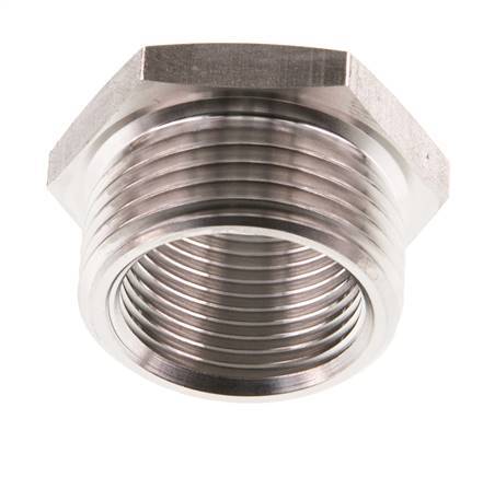 G 3/4'' x G 1'' F/M Anillo reductor de acero inoxidable 40 Bar
