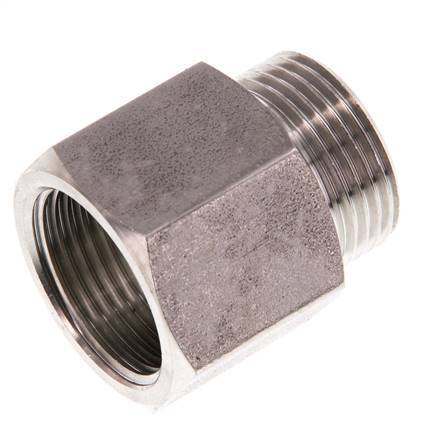 G 3/4'' F/M Extensión de acero inoxidable 40 Bar - 25 mm