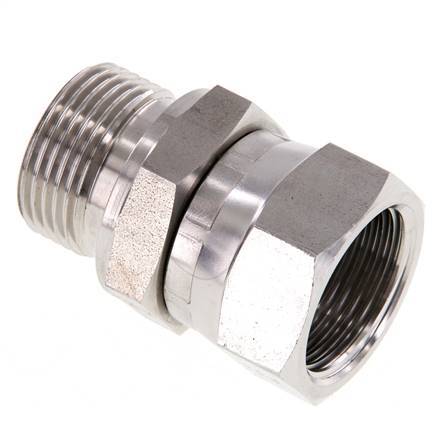 G 3/4'' F/M Adaptador reductor de acero inoxidable 175 Bar - Hidráulico