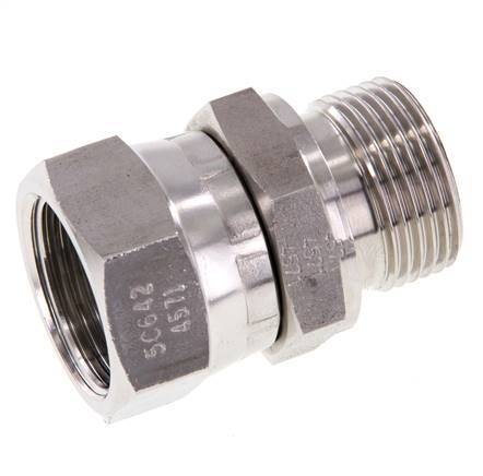 G 3/4'' F/M Adaptador reductor de acero inoxidable 175 Bar - Hidráulico