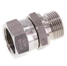 G 3/4'' F/M Adaptador reductor de acero inoxidable 175 Bar - Hidráulico