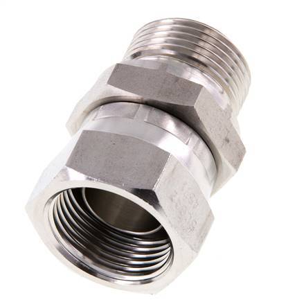 G 3/4'' F/M Adaptador reductor de acero inoxidable 175 Bar - Hidráulico