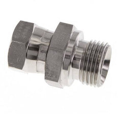 G 3/8'' x G 1/2'' F/M Adaptador reductor de acero inoxidable 350 Bar - Hidráulico