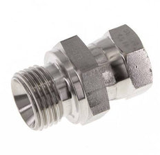 G 3/8'' x G 1/2'' F/M Adaptador reductor de acero inoxidable 350 Bar - Hidráulico