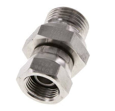 G 3/8'' x G 1/2'' F/M Adaptador reductor de acero inoxidable 350 Bar - Hidráulico