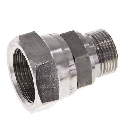 G 1'' x G 3/4'' F/M Adaptador reductor de acero inoxidable 150 Bar - Hidráulico