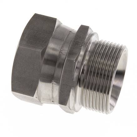 G 1 1/2'' F/M Adaptador reductor de acero inoxidable 125 Bar - Hidráulico