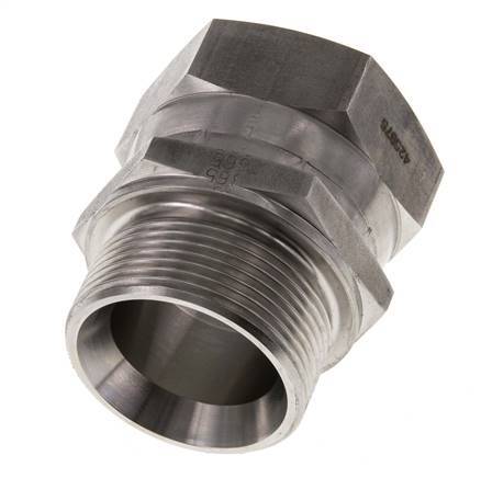 G 1 1/2'' F/M Adaptador reductor de acero inoxidable 125 Bar - Hidráulico