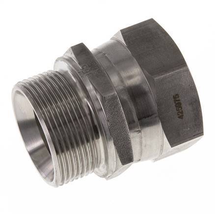 G 1 1/2'' F/M Adaptador reductor de acero inoxidable 125 Bar - Hidráulico