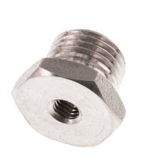 M5 x G 1/4'' F/M Anillo reductor de acero inoxidable 40 Bar
