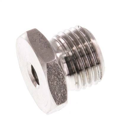 M5 x G 1/4'' F/M Anillo reductor de acero inoxidable 40 Bar