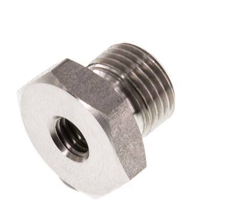 M5 x G 1/8'' F/M Anillo reductor de acero inoxidable 40 Bar